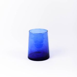 Verre recyclé bleu taille S